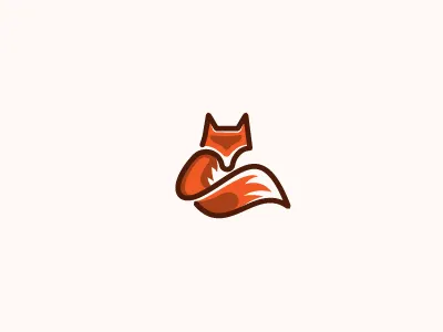 Fox animal art fox logo wolf