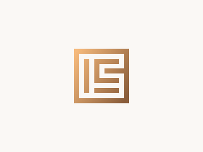 ILC monogram esense logo logotype mark minimal monogram simple square symbol