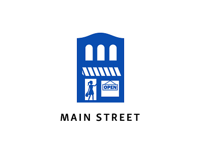 Main Street icon shopping