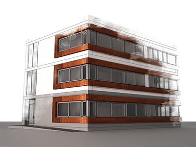 Just a building 2 architecture building rendering