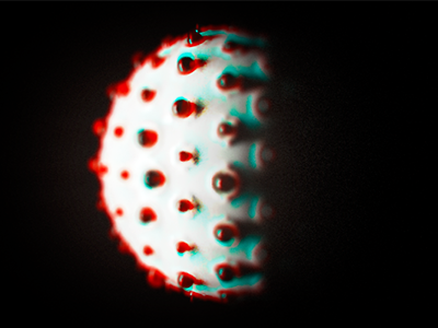 tripophobia bubbles red sphere tripophobia
