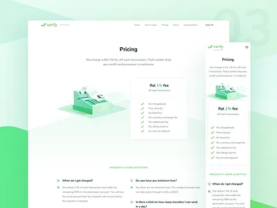 💥Verify Payment - Pricing blockchain design ethereum illustration isometric landing payments pricing transfer web