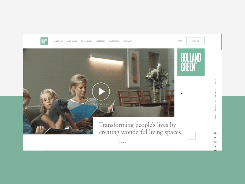 Holland Green html js real state web wordpress