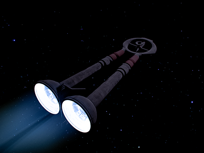 "Zarya" ship space