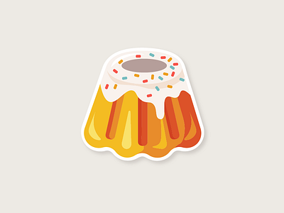 Easter cake cake easter easter cake holiday icon illustration sticker vector