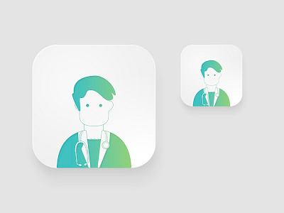 Icon Professions 2d 3d animation app branding icon illustration lettering logo ui ux web