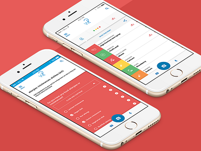 Whatsinit? iOS and Android app app flat material design ui ux