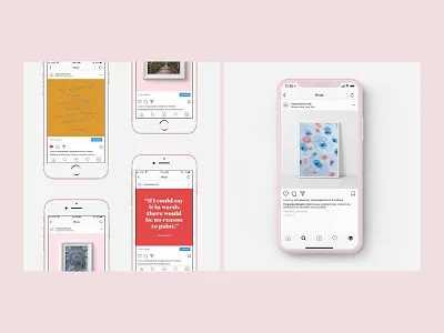 Instagram Guidelines for The Painter's Brush brand branding design event fine art instagram iphone new york social media social posts typography