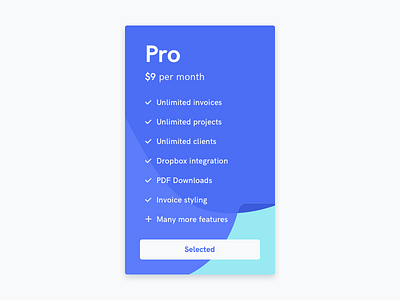 Pro card app button card interface plan platform pro ui web website widget