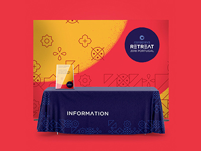 Consensys Retreat 2018 branding design event design graphic design icon design icons pattern pattern design