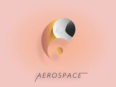 Space Helmet Logo astronaut gradient gradients helmet illustration logo nasa planet space