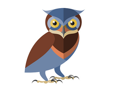 Owl adobe bird illustration illustrator owl vector