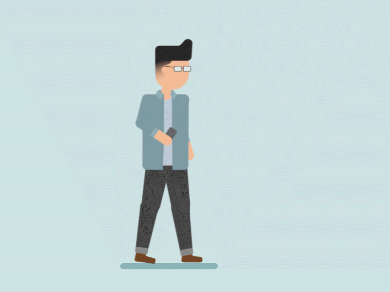 Man Walking animated animation gif handphone hp man walk walkcycle walking