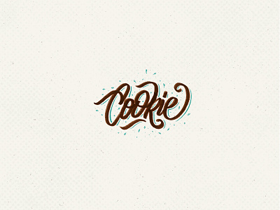 Cookie firstshoot logo rebound typogrpahy vintage