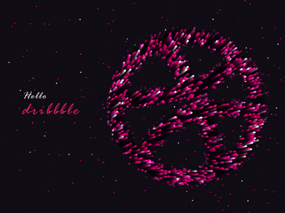 Hello dribbble coding generativeart particles processing