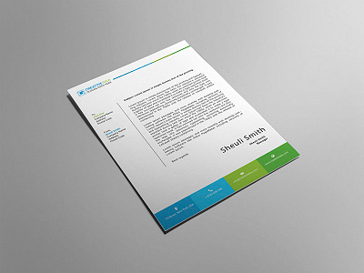 Corporate Letterhead Design flyer letterhead