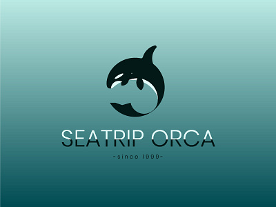 Seatrip Orca, since 1999 adobe ai design designer freelance illustrator logo logofolio orca sea since trip