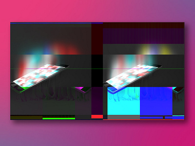 Glitchy Phone 2d adobe crazy edinburgh edit glitch photo photoshop