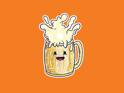 Beer! beer cute drinks stickers
