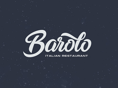 Barolo branding design lettering logo logotype