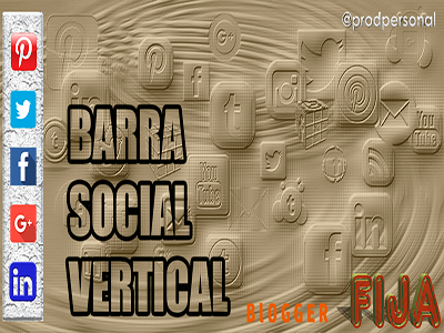 Social Media Sidebar Fixed article blog blog design blogger blogspot infographic photoshop prodpersonal social media web design