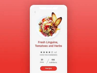 Recipe App Concept food app food concept food ui recipe app recipe concept recipe ui