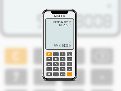 Day 004 : Calculator - Daily UI challenge 004 calculator capetown dailyui design graphicdesign iphonex retro sketch ui userfirstagency ux