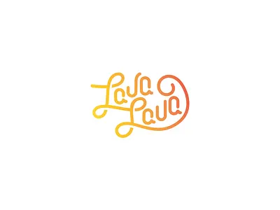Lava Lava Lettering brand lettering logo logotype mark