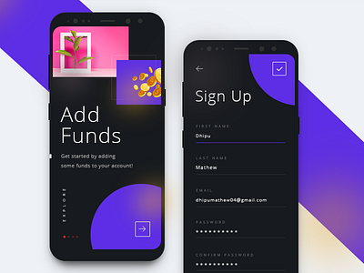 Sign Up 001 dailyui dhipu dhipu mathew freebie inspire uxd ios login concept login screen sign up signup