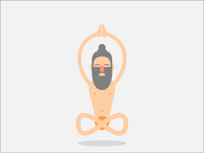 Babaji animation babaji flat loop vector