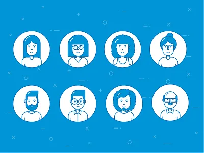 User Avatars avatars illustration