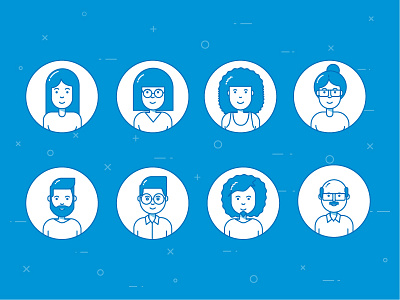 User Avatars avatars illustration