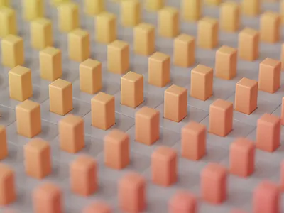 pixel density abstract c4d charts color data inspiration render texture