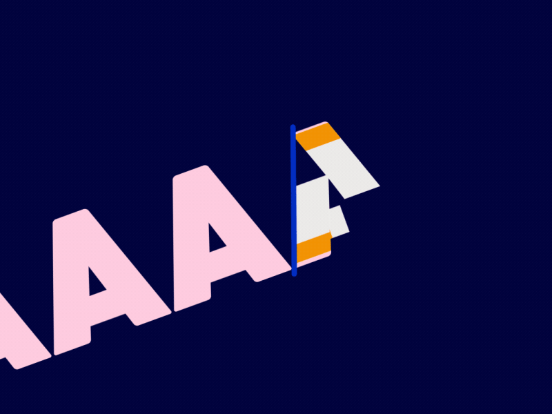 01 / 36 Days of Type. 36days a 36daysoftype after effects animated fat frank font loop type typeface typography
