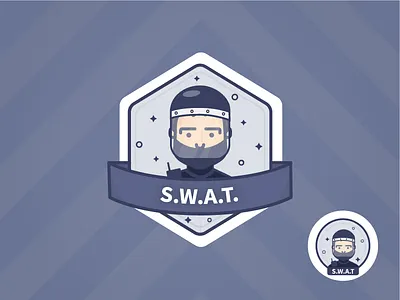 S.W.A.T. logo sticker swat