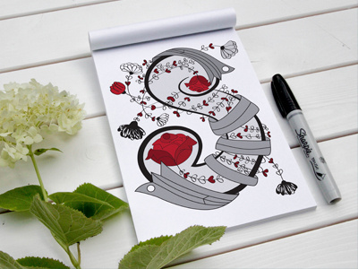 Letter 'S' drawing & illustration adobe illustrator drawing illustration letter mockup