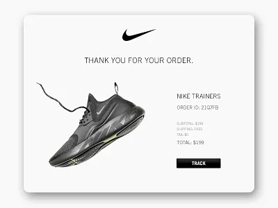 Email Reciept 017 dailyui