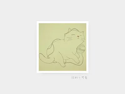 Cat 02 cute drawing hand painted hero little cute marvel pencil drawing sketch stick figure superhero writer