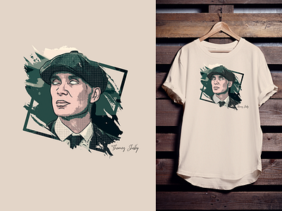 Thomas Shelby T Shirt Design design graphic illustration peakyblinders tshirt