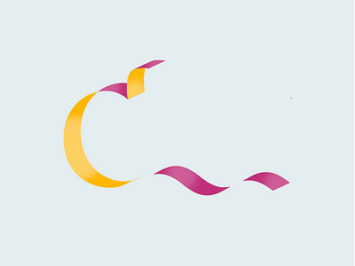 C for 36 days of type 36days d 36daysoftype illustrator pentool squiggle visualdesign