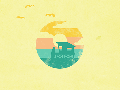 SoCal beach beer california design illustration ocean packaging retro sea sunset surfing vintage