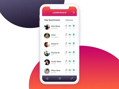 Daily Ui 19 Leaderboard daily dailyui designchallenge flat minimal sketch ui