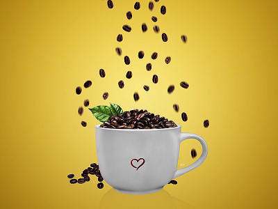 Coffee commercial composite design photography photoshop product