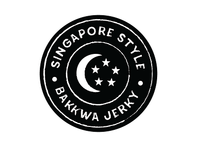 Yeo's Jerky asian bakkwa beef chops fire flame jerky logo pork singapore stamp