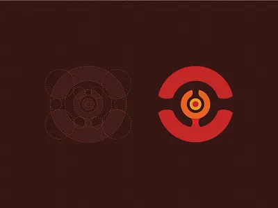 Security Camera Icon brand circle concept icon identity logo logo designer mark symbol vector