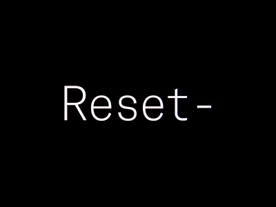 Reset minimal reset that time time