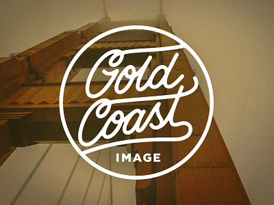 Gold Coast Image Logo badge gold coast lettering logo logo design san fran typography