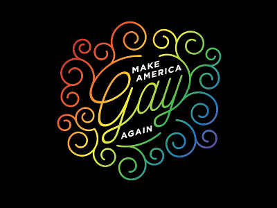 MAGA Color adobe illustrator illustration lines t shirt tshirt vector