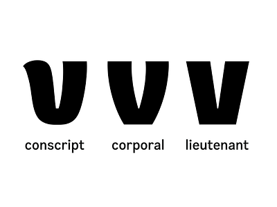 VVV font