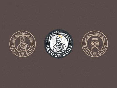 Savour Gods Logo illustration logo simple